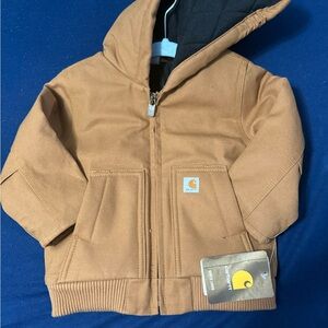 Brown Hooded Jacket for Kids
